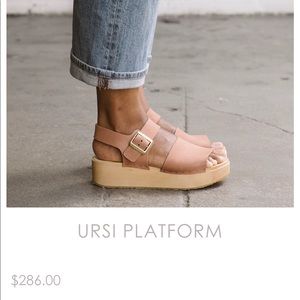 Bryr Ursi Platform Sandal in Clay